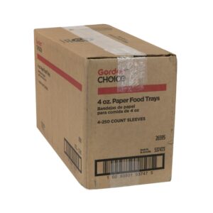 4 Ounce Paper Food Trays | Corrugated Box