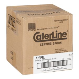 SPOON 9″ BLK SERVING 144CT | Corrugated Box