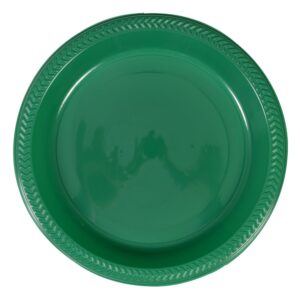10.25″ Green Plastic Plates | Raw Item
