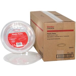 10.25″ Clear Plastic Plates | Styled