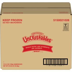 SAND PB&J STRAWB WGRAIN 72-2.6Z UNCRS | Corrugated Box