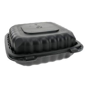 CONT MFPP 1 CMPT BLK HNGD 2-100CT | Raw Item