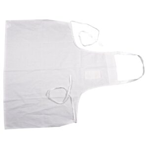Utility White Bib Apron | Raw Item