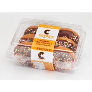 Clyde’s Choc Donut 6ct | Packaged