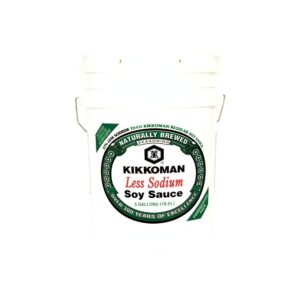 KIKKOMAN SAUCE SOY LOW SOD 5GAL | Packaged