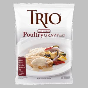 MIX GRAVY POULTRY LO SOD 8-22.6Z TRIO | Packaged