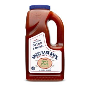 SWTBRAY SPICY PEACH WING SAUCE 64FLZ | Packaged
