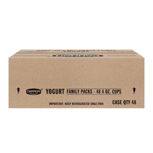 YOGURT VAR PK CRMY STRAWB/VAN 48-4Z | Corrugated Box