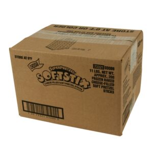 Cheese Filled Soft Pretzel Sticks | Corrugated Box