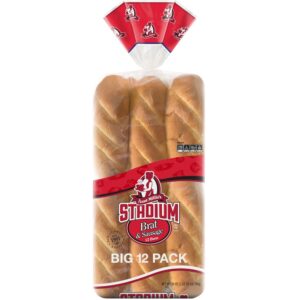 AM Brat & Sausage Buns 12ct | Packaged