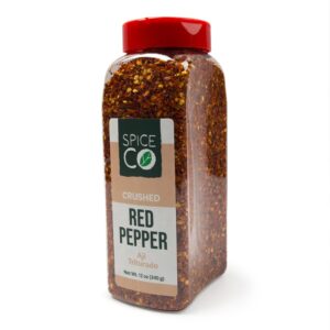 SpiceCo Crushed Red Pepper 12oz | Packaged