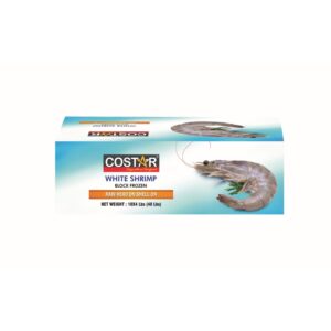 CStar Shrimp Raw HOSO BLK 40/50ct 4lb | Corrugated Box