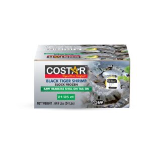 CStar Shrimp BTGR BLK 21-25ct 4lb | Corrugated Box