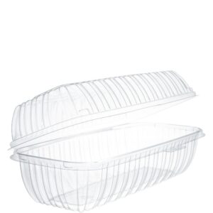 CONT PLAS 5X9.9X3.5″ CLR HOAG 2-100CT | Raw Item