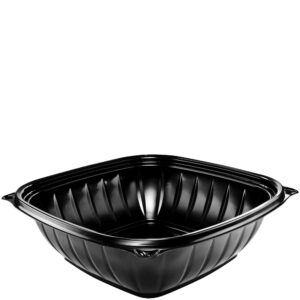 BOWL PLAS 48Z BLK SQ 4-63CT DART | Raw Item
