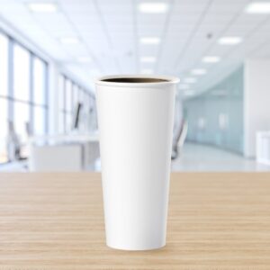 CUP PPR HOT 24Z WHT 20-25CT DART | Styled