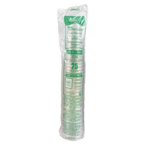 CUP PLAS 32Z CLR PEDESTAL 20-25CT | Packaged
