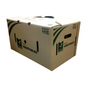 Domestic Red Peppers 1-25lb | Corrugated Box