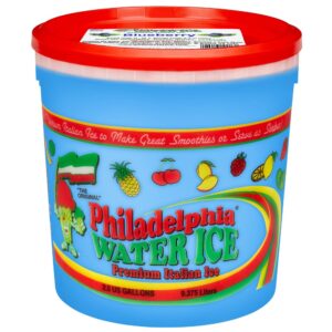 Philly Water Ice Classic Blueberry 2.5ga | Packaged