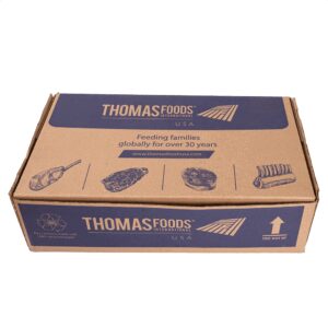 Thomas Farms Ground Lamb | Corrugated Box