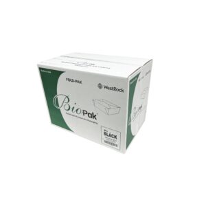 BOX TAKEOUT #8 BLK 6-50CT BIO PAK | Corrugated Box