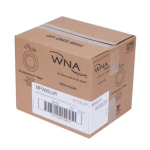 9″ White Plastic Plates | Corrugated Box