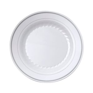 9″ White Plastic Plates | Raw Item