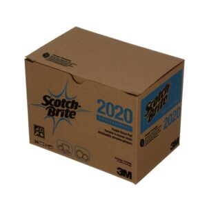 PAD SCOUR HVY DUTY AP PRPL 24CT 3M | Corrugated Box