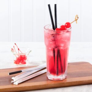 Black Jumbo Paper Straw | Styled