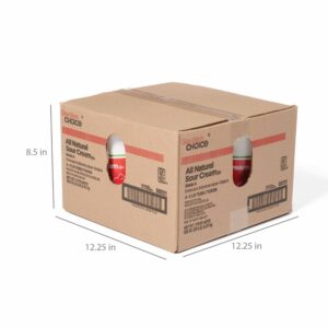 Natural Sour Cream | Corrugated Box