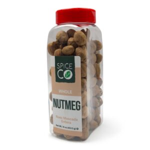 SpiceCo Whole Nutmegs 16oz | Packaged