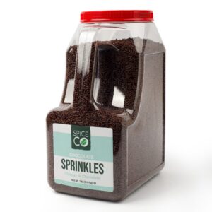 SpiceCo Chocolate Sprinkles 7lb | Packaged