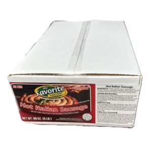 Hot Italian Rope Sausage | Corrugated Box