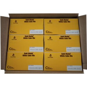 6-5# WHITE CAKE MIX GOLD MEDAL GEN.MI | Packaged