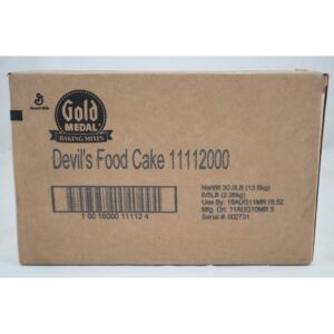5# DEVILSFOOD CAKE MIX GEN.MILLS | Corrugated Box