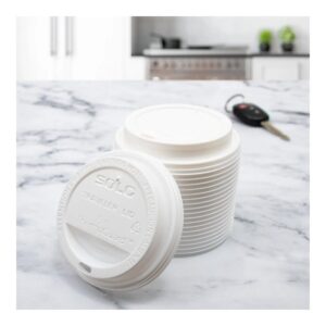 LID PLAS TRAVELER 12-24Z WHT 20CT | Styled