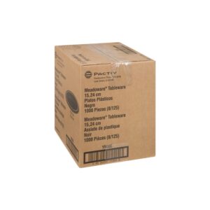 PLATE PLAS 6″ BLK 8-125 MW PCTV | Corrugated Box