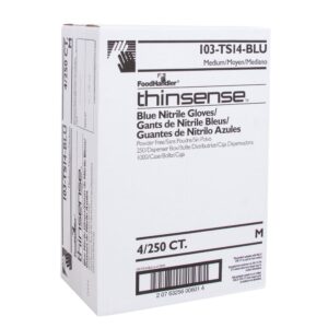 Medium Blue Nitrile Powder Free Gloves | Corrugated Box