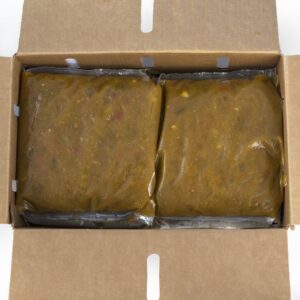 SAUCE CHILI GRN W/PORK 5-5# BUENO | Packaged