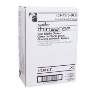 Thinsense Blue Nitrile PF X-Large | Corrugated Box
