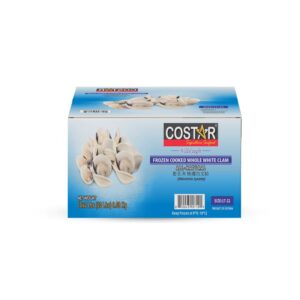 CStar Ckd White Clam 17/22 2lb | Corrugated Box