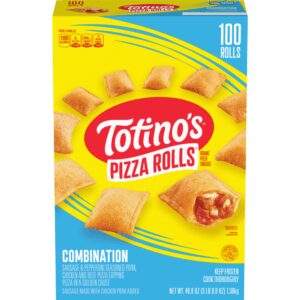 PIZZA ROLL COMBO 100CT TOTINOS | Packaged