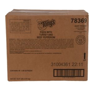 Tony Whole Grain Pepperoni Pizza | Corrugated Box