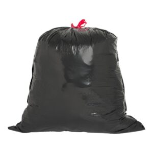 Black Drawstring Can Liners | Raw Item