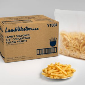 Crinkle Cut French Fries | Styled