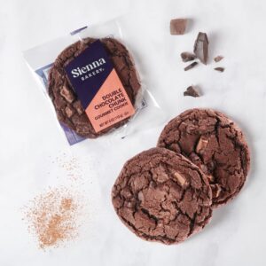 Double Chocolate Chunk Cookies | Styled