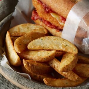 Seasoned Long Fancy Wedge Cut French Fries, Ranch Seasoned & Coated | Styled