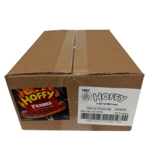 FRANKS PORK/BF/CHIX 6-3/4″ 4/1 5# HOFFY | Corrugated Box