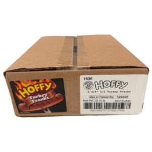 FRANKS TKY 6-3/4″ 4/1 2.5# HOFFY | Corrugated Box