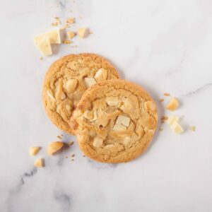 White Macadamia Nut Cookies | Styled